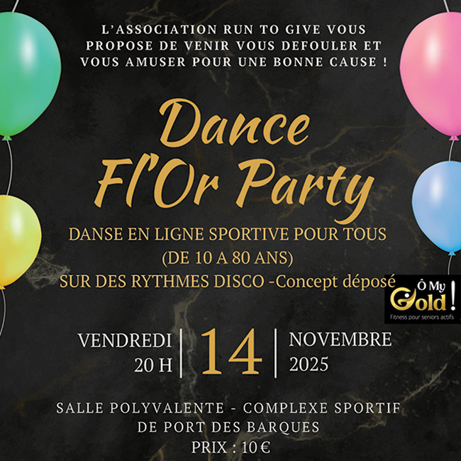 dance Fl'or party le 14 novembre pour le Telethon
