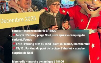Marche Nordique – Programme Décembre 2025