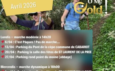 Marche Nordique – Programme Avril 2026