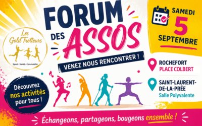 Gold&rsquo;Trotteurs aux Forums des Associations  – Samedi 5 septembre