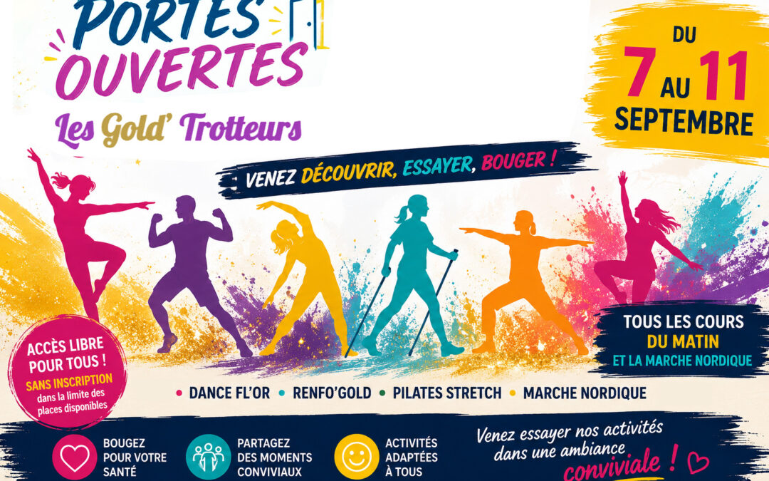 Portes ouvertes Gold&rsquo;Trotteurs : du 7 au 11 septembre